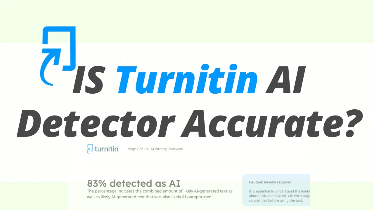 Le détecteur d'IA de Turnitin est-il précis écran d'accueil