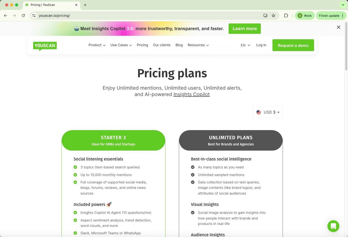 YouScan AI detector pricing YouScan KI-Detektor Preise