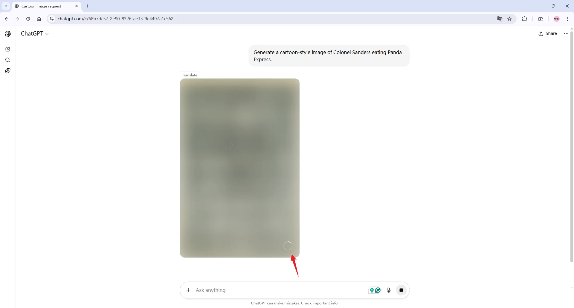 ChatGPT free version creating images at slower speed