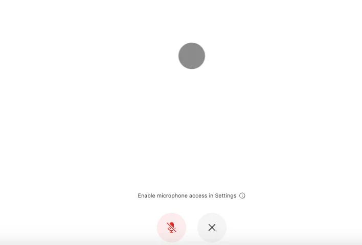 ChatGPT web voice mode on