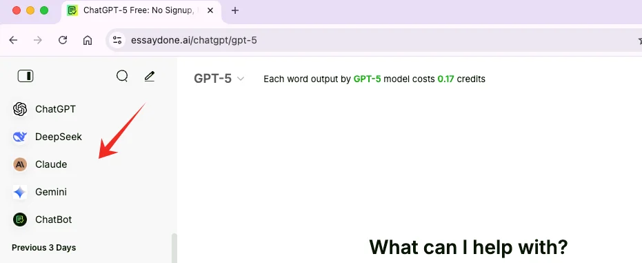 EssayDone AI Chat Models