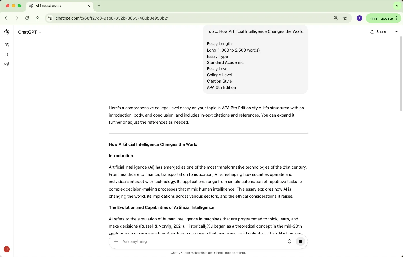 ChatGPT-5 如何改变世界的结果