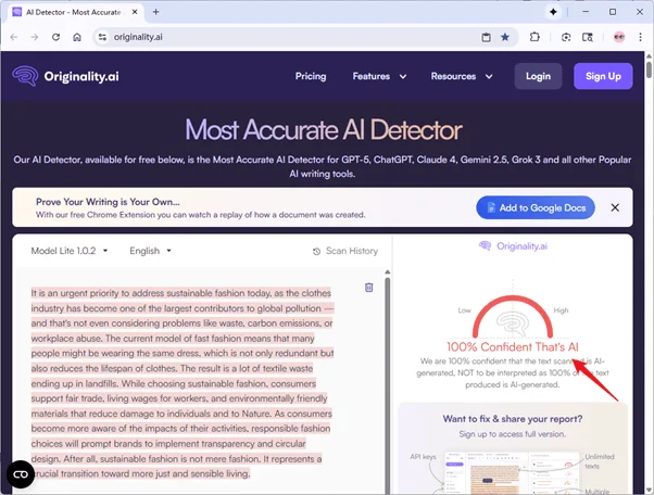 Originality ai scores grammatically-optimized Humbot AI humanized text 100% AI  Originality ai scores grammatically-optimized Humbot AI humanized text 100% AI