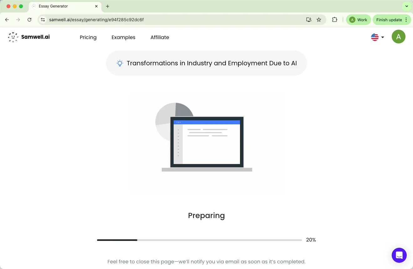 Samwell AI generating article Samwell AI generating article
