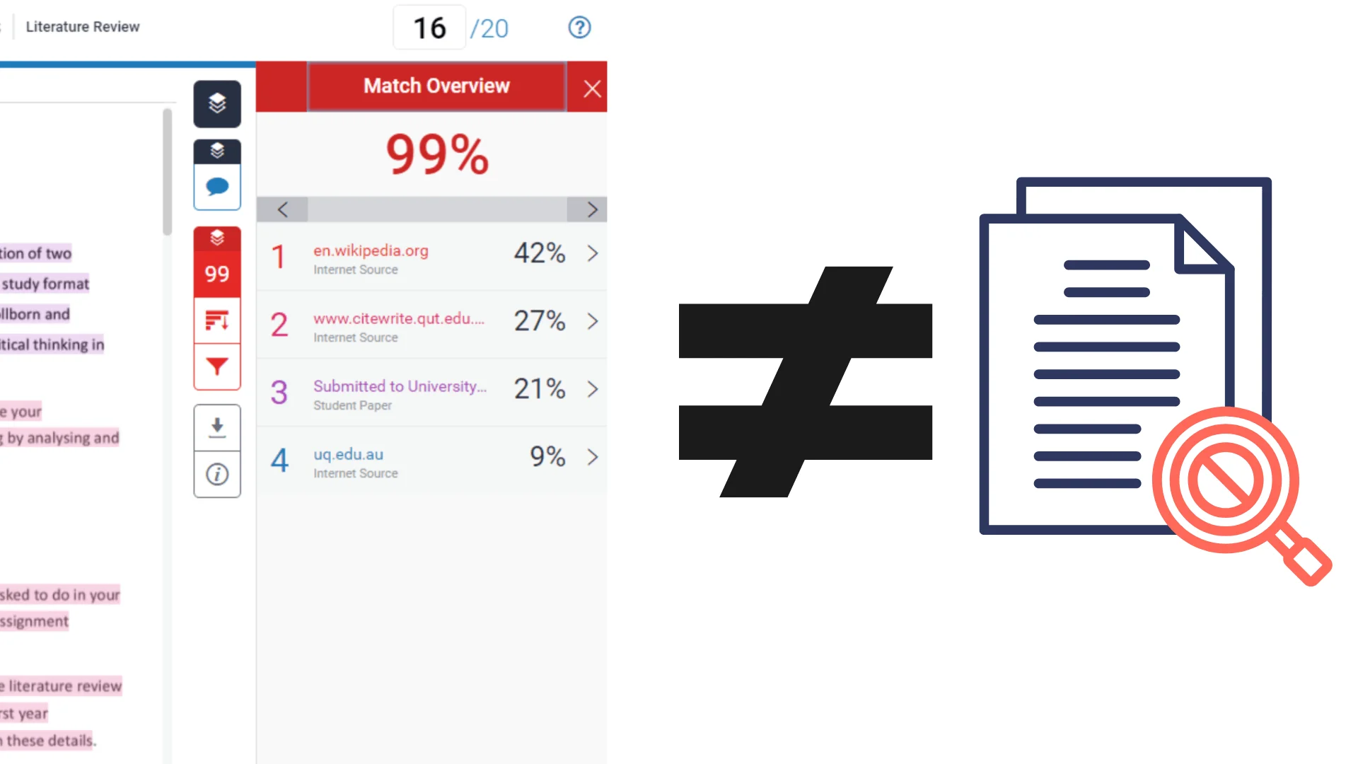 Similarity Is Not Plagiarism
