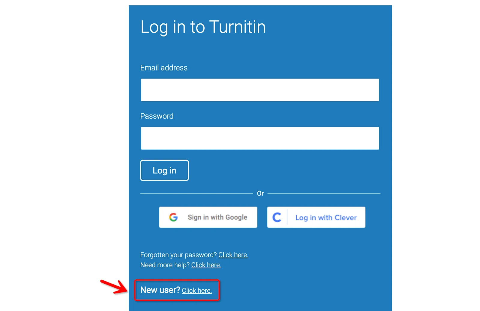 Turnitin Login New User