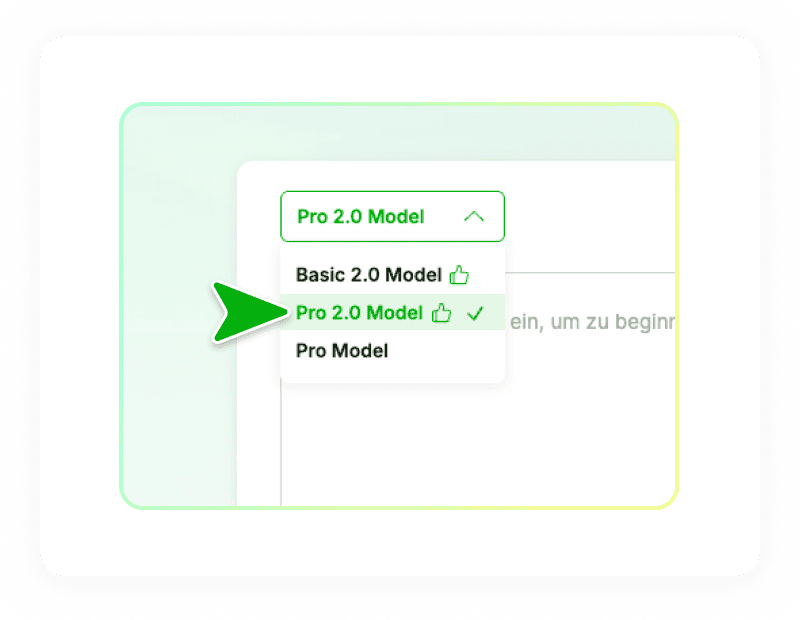 Mehrere Umschreibmodelle