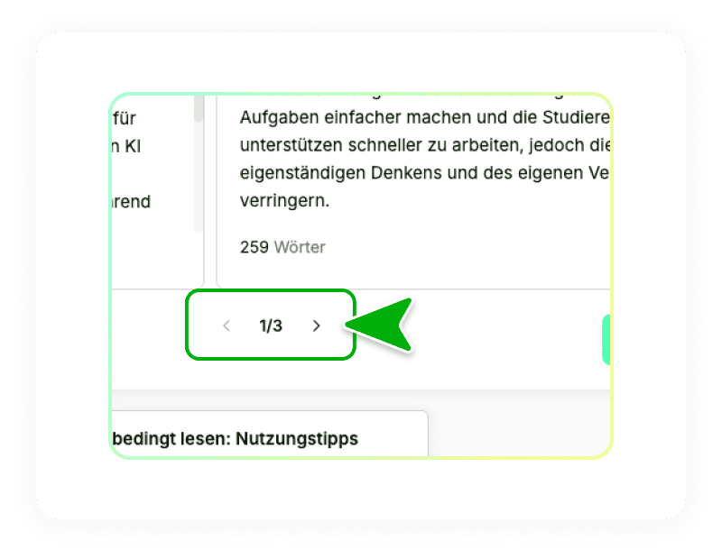 3 Versionen auf einmal