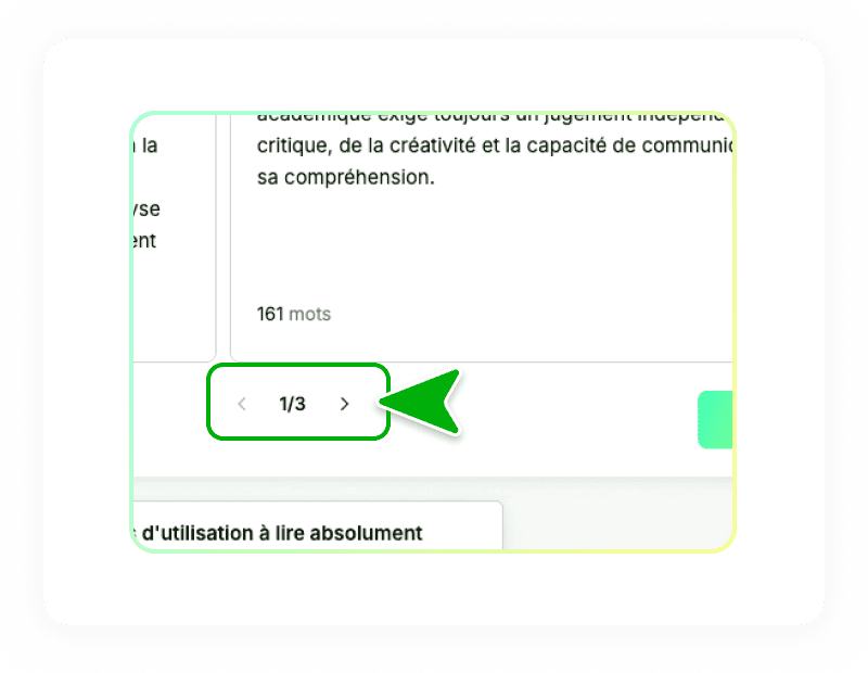3 versions en une fois