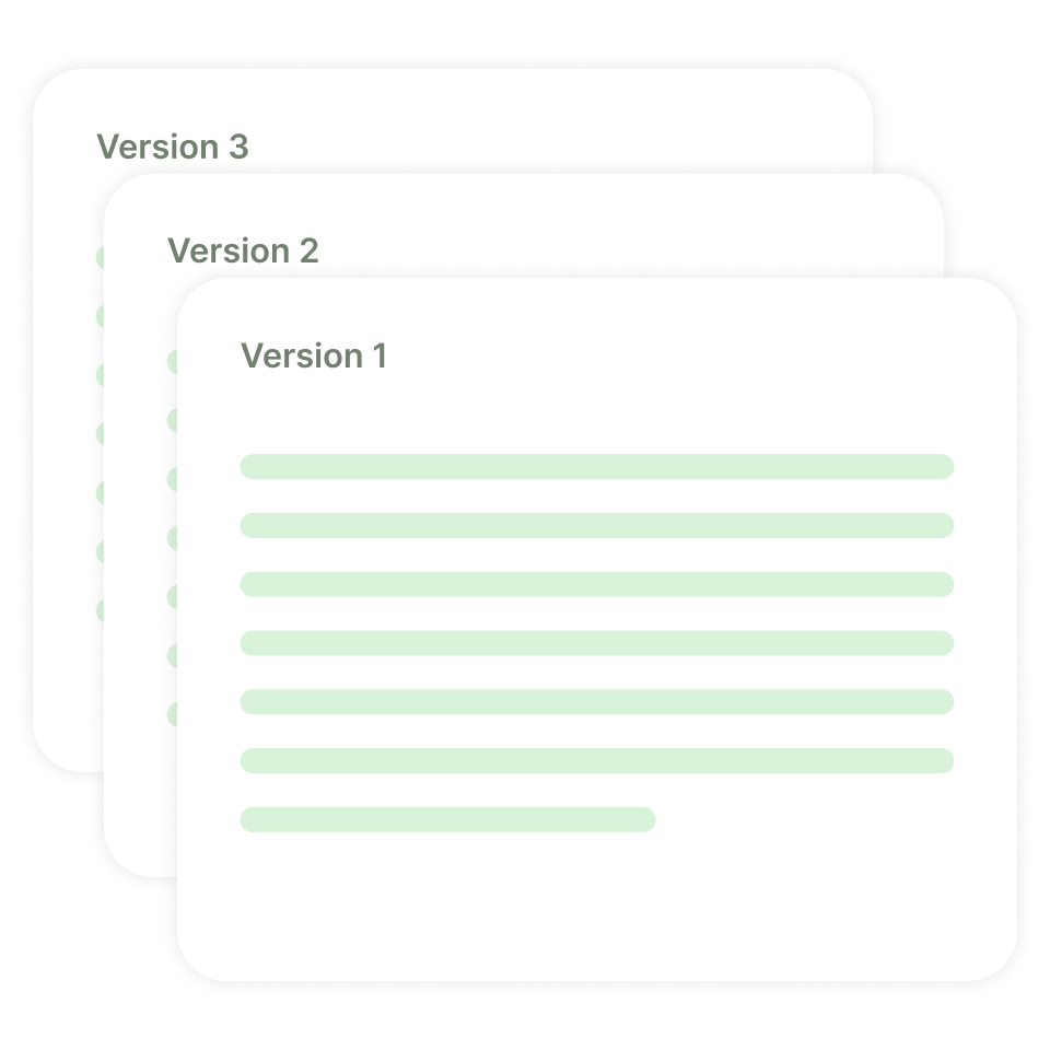 versions illustration