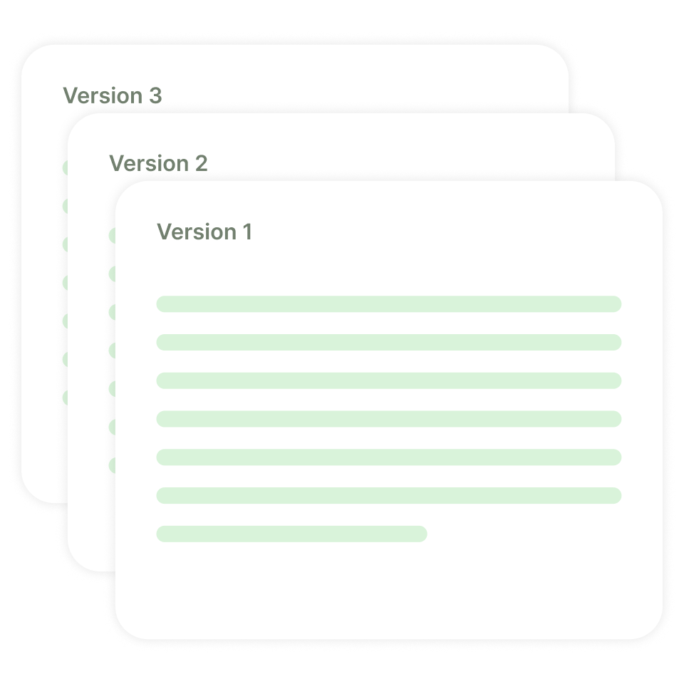 versions illustration